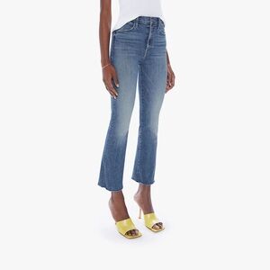 Mother Denim- The Hulster Ankle Fray in We All Scream wash